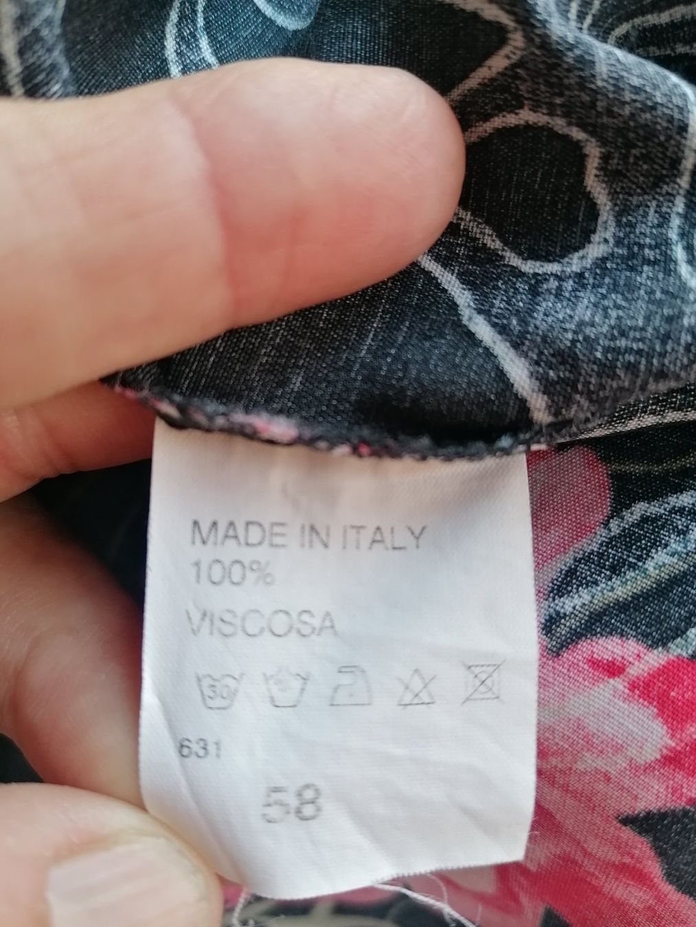 Vestiti: Kleid schwarz mit Blumen it58 (54) – Usato da Bedigliora venduto da Dolcezza0 2