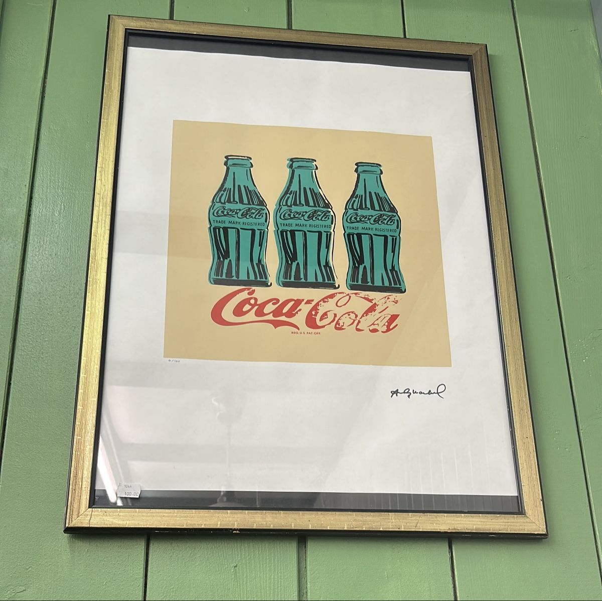 Poster & Bilder: Andy Warhol - Coca Cola 3 Bottles 4/100 – Neu (gemäss Beschreibung) aus Villmergen von bubblevintage