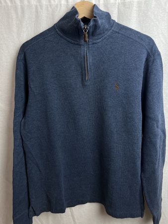 Quarter zip Ralph Lauren bleu taille S