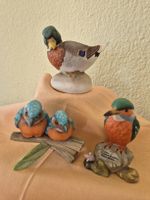 Goebel Porzellanfiguren: Eisvögel und Enten, Top Zustand!
