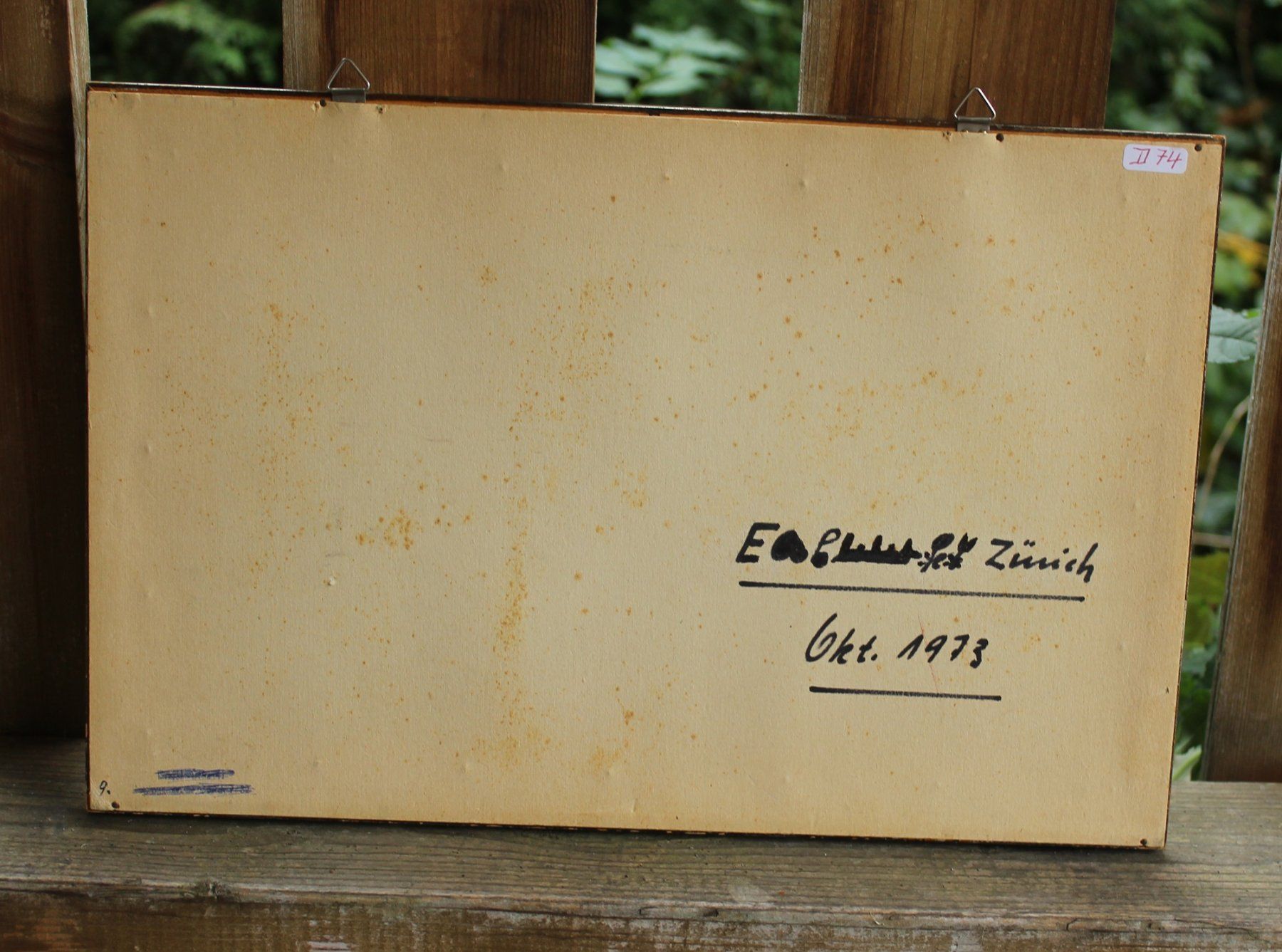 Xilografie: Schürig A. Holzschnitt Kornhaus Rorschach handsigniert – Usato da Zürich venduto da Auctionata 4