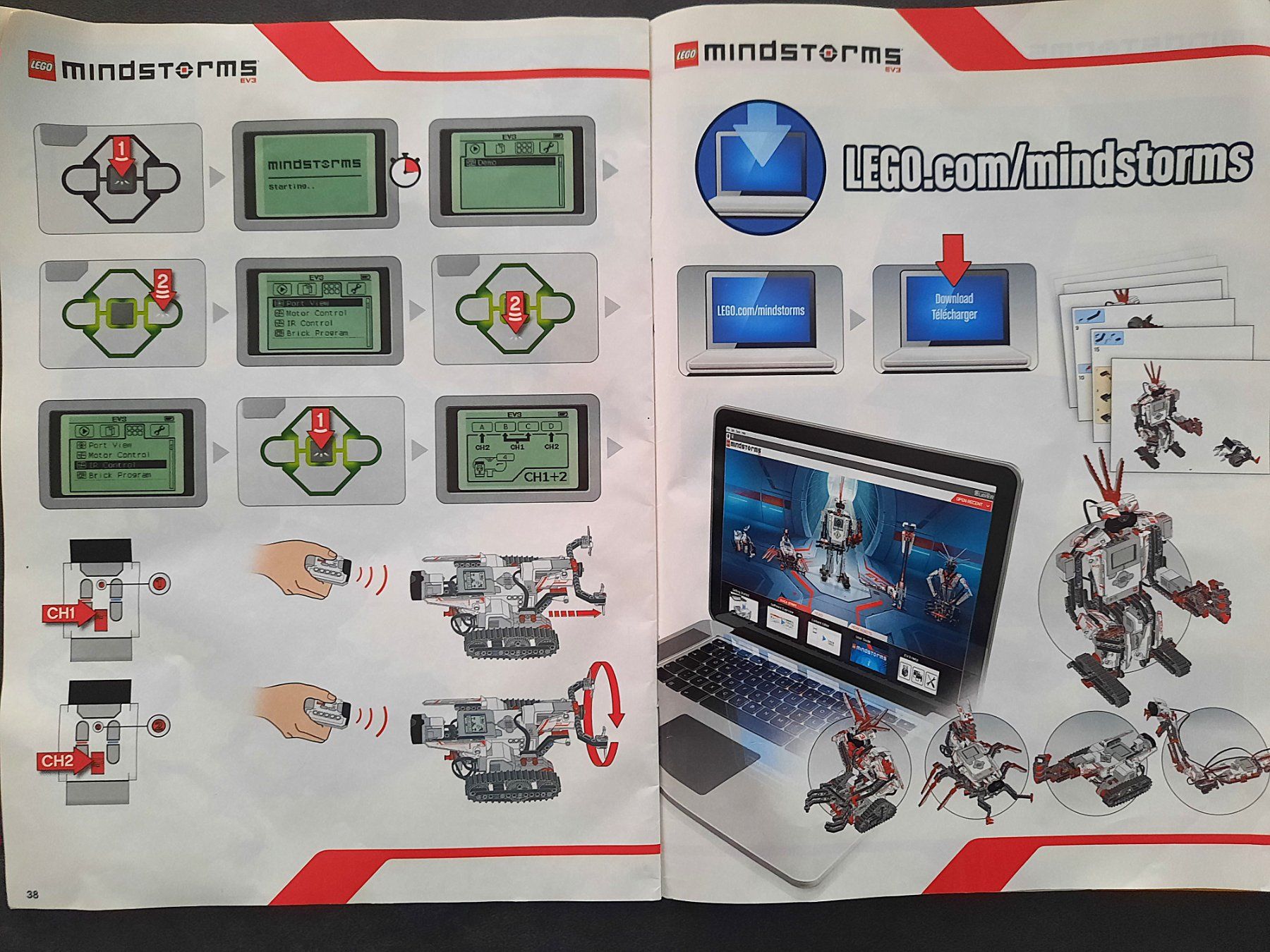 Lego Giocattoli: Lego Mindstorms EV3 31313 Roboter+BA+2 Bücher *Funktioniert – Usato da Burgdorf venduto da annalisi 6