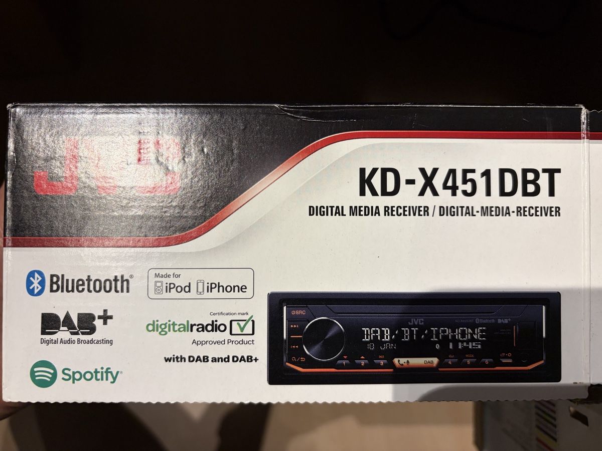 JVC Radio: KD-X451DBT Autoradio, DAB+, Bluetooth, etc – Usato da Rüti ZH venduto da Sbora 2