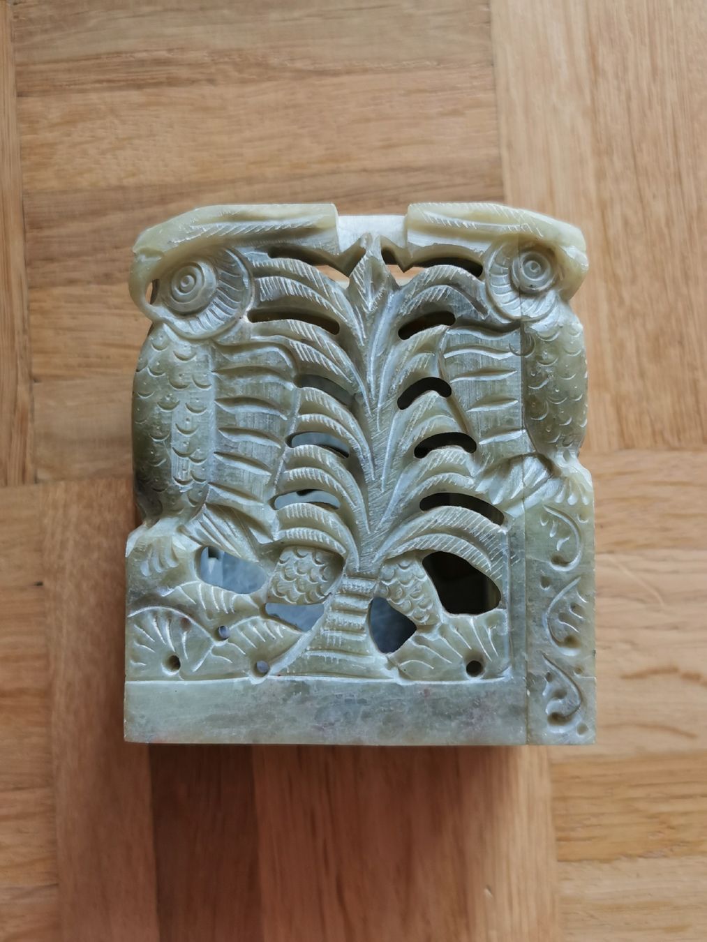 Tutte le decorazioni: Handgeschnitztes Duftlämpchen mit Eulenmotiv – Usato da Fislisbach venduto da bsut 2
