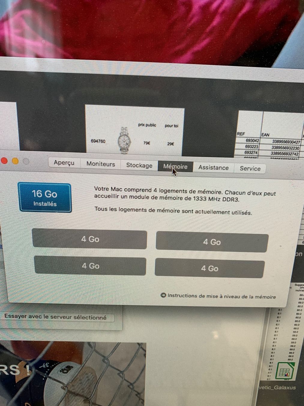 Apple PC: iMAC 27'' 3,4 Ghz intel core 16Go – Usato da chêne-bougeries venduto da Time-Gallery 2