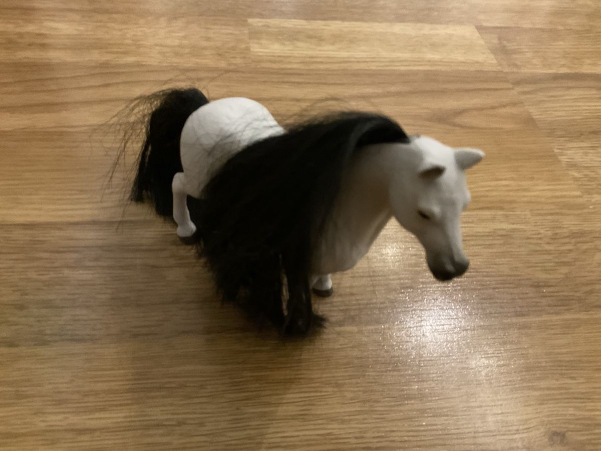 Schleich Giocattoli: Schleich Pferd schwarze Mähne – Usato da Jona venduto da Rubinrot 1