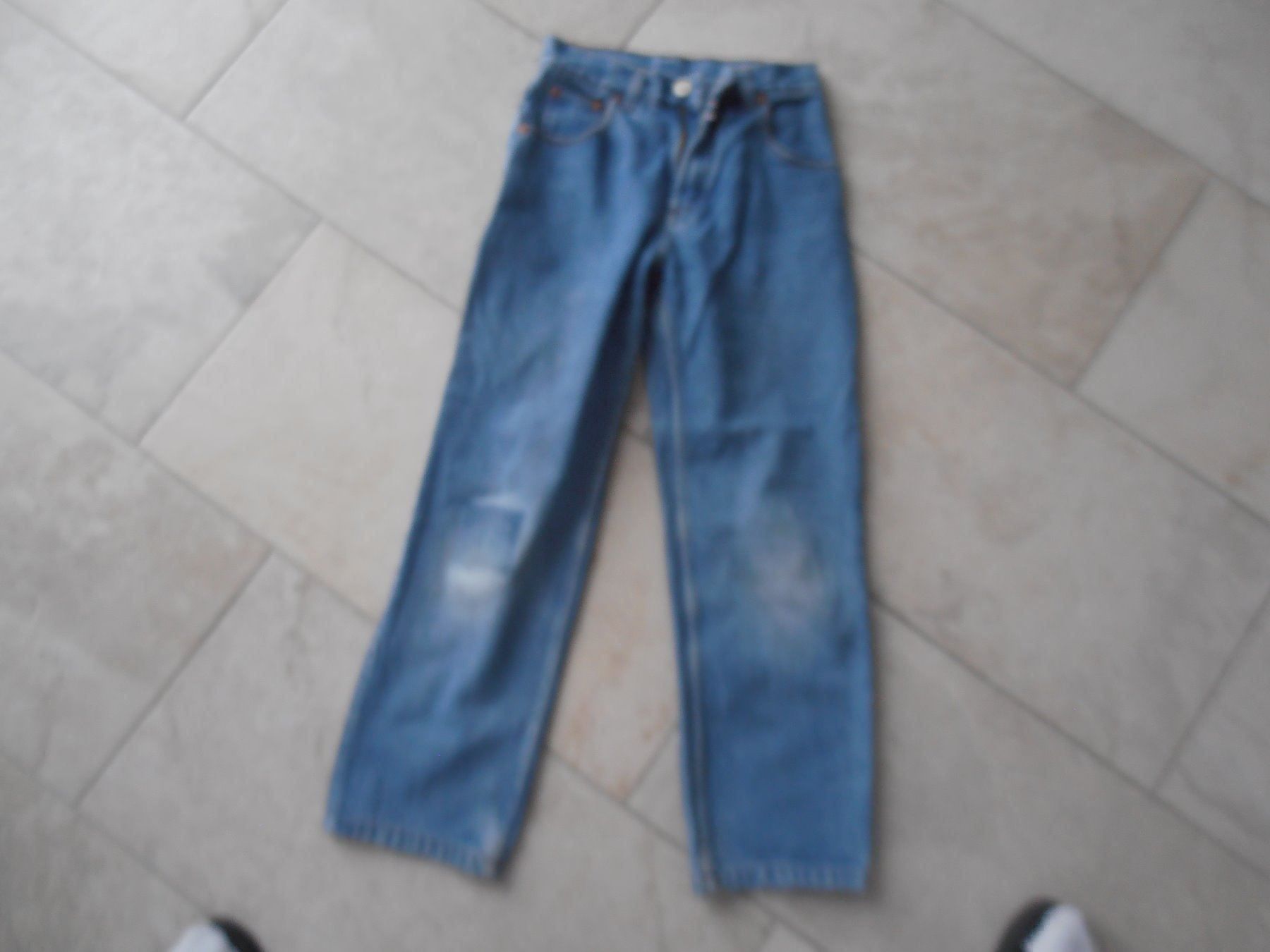 Pantaloni: Graue Jeans Gr.152 – Usato da Seewen SO venduto da Muggi3
