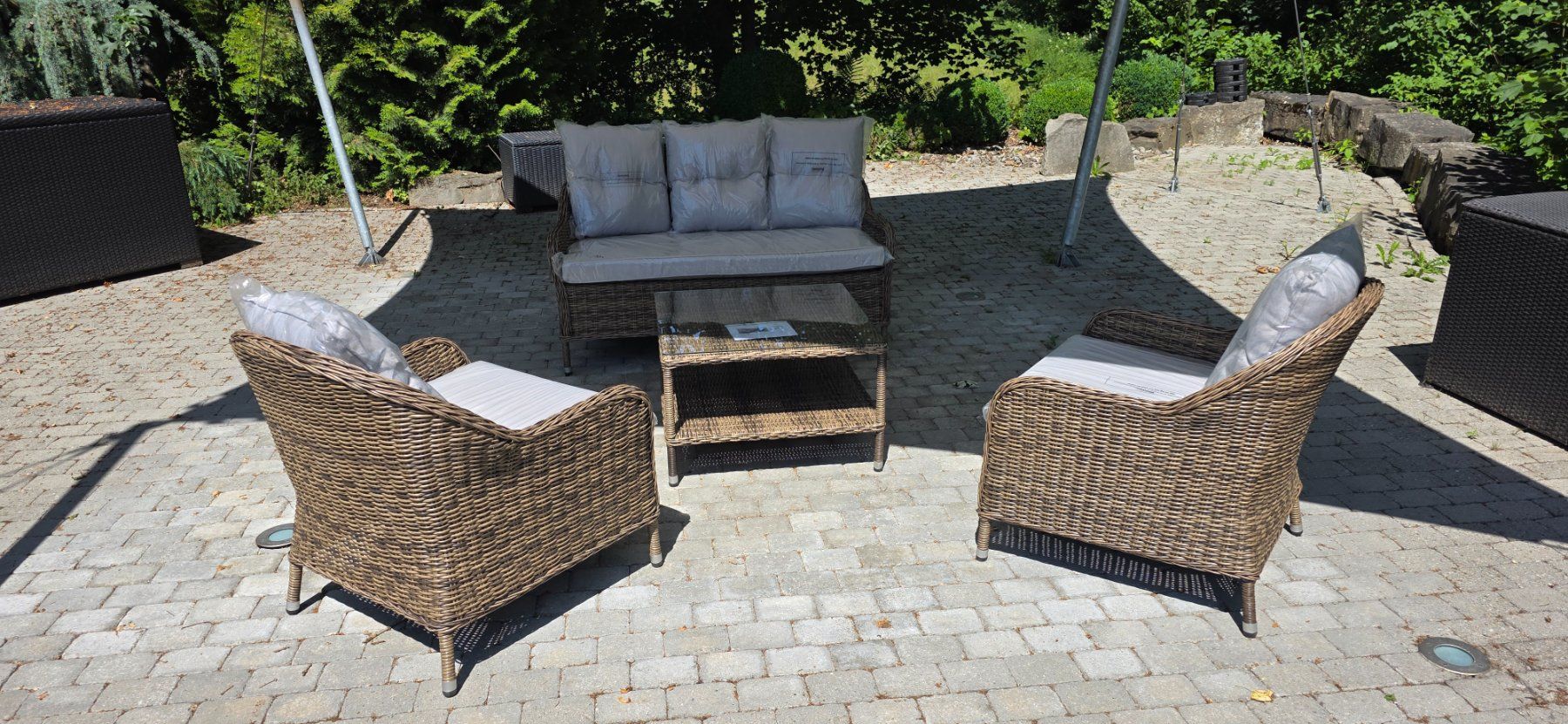 Divani: Gartenlounge Set 40% Rabatt Wicker Lounge – Nuovo e nell'imballaggio originale da Lützelflüh-Goldb venduto da Rampenverkauf_72_ 4