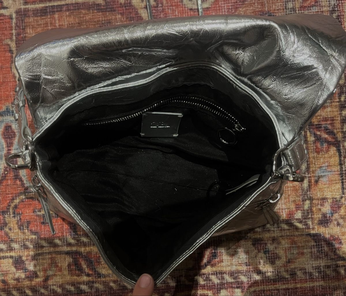 Zara Taschen für Damen: Tasche silbrig – Gebraucht aus St. Gallen von lun_2szn 4