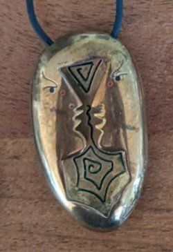 Anhänger: pendentif inspiré Cocteau "Les gémaux" – Gebraucht aus Neuchâtel von Mira99