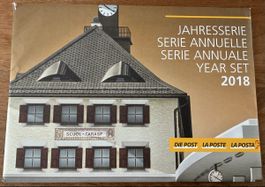 Jahresserie 2018, komplett mit ET-Halbmond-Stempel
