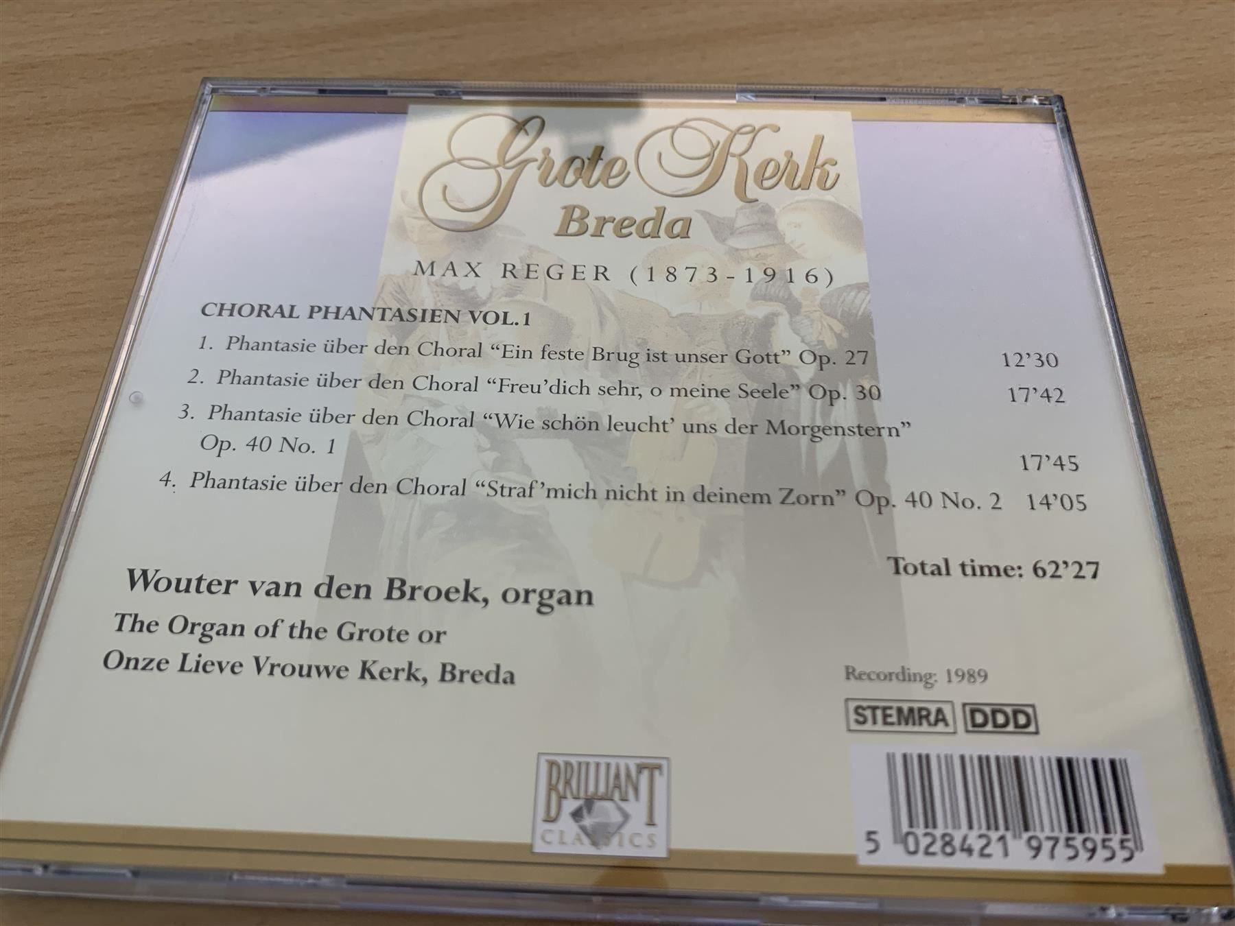 CD: Wouter van den Broek - Grote Kerk Breda – Usato da Rikon im Tösstal venduto da Alpenmutz 1