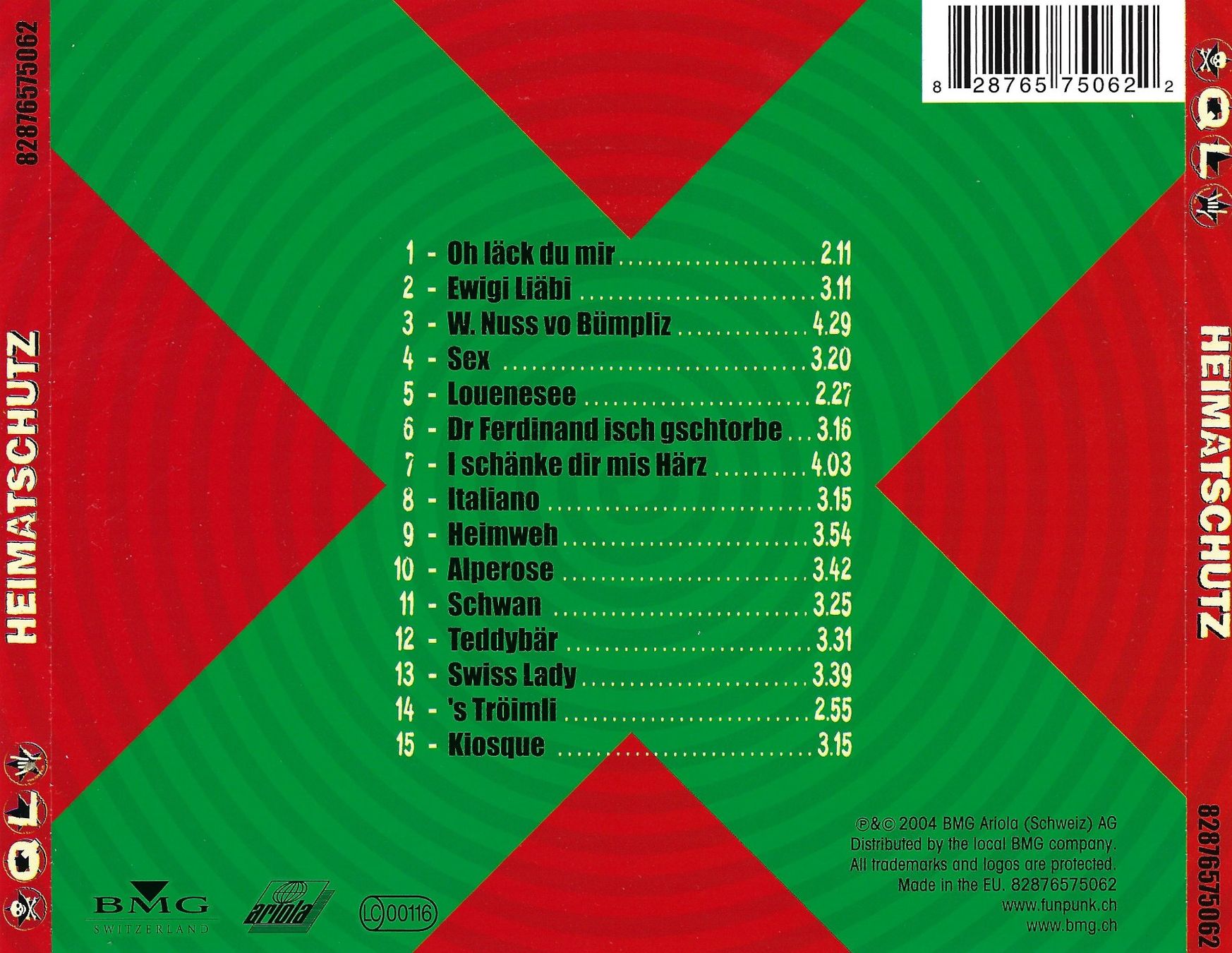 CD: CD: QL - Heimatschutz – Usato da Rotkreuz venduto da groeli69 1