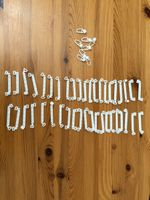 Vorhanghaken weiss 42 Stk. guter Zustand