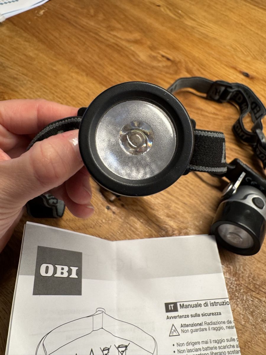 Lampade: Obi LED Stirnlampe, 2 Stück – Usato da Niederbüren venduto da Oetschli 2