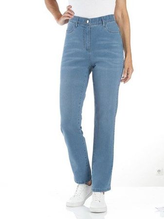 Schöne NEUe Jeans Bleached Blue High Waist 81% Cotton Gr. 44