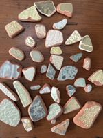 Sea Pottery Grün – 38 Keramikfragmente