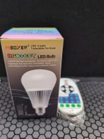 LED-Lampe (MIBOXER) 9W, E27, RGB, Ferngesteuert
