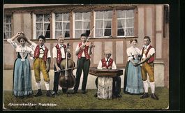 Musiker in Tracht, Appenzeller Trachten