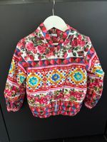 Mädchebübergangsjack Dolce & Gabbana Blumenmuster Grösse 104