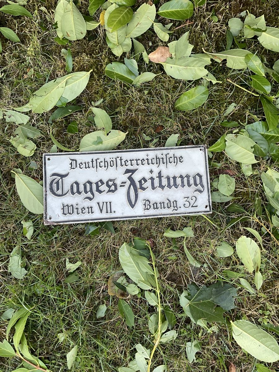 Ecriteaux: Altes Blechschild – D'occasion à Bülach par tom_7lgl 3