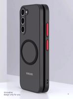 Galaxy A57 - coque TPU semi-rigide antichoc noir magsafe