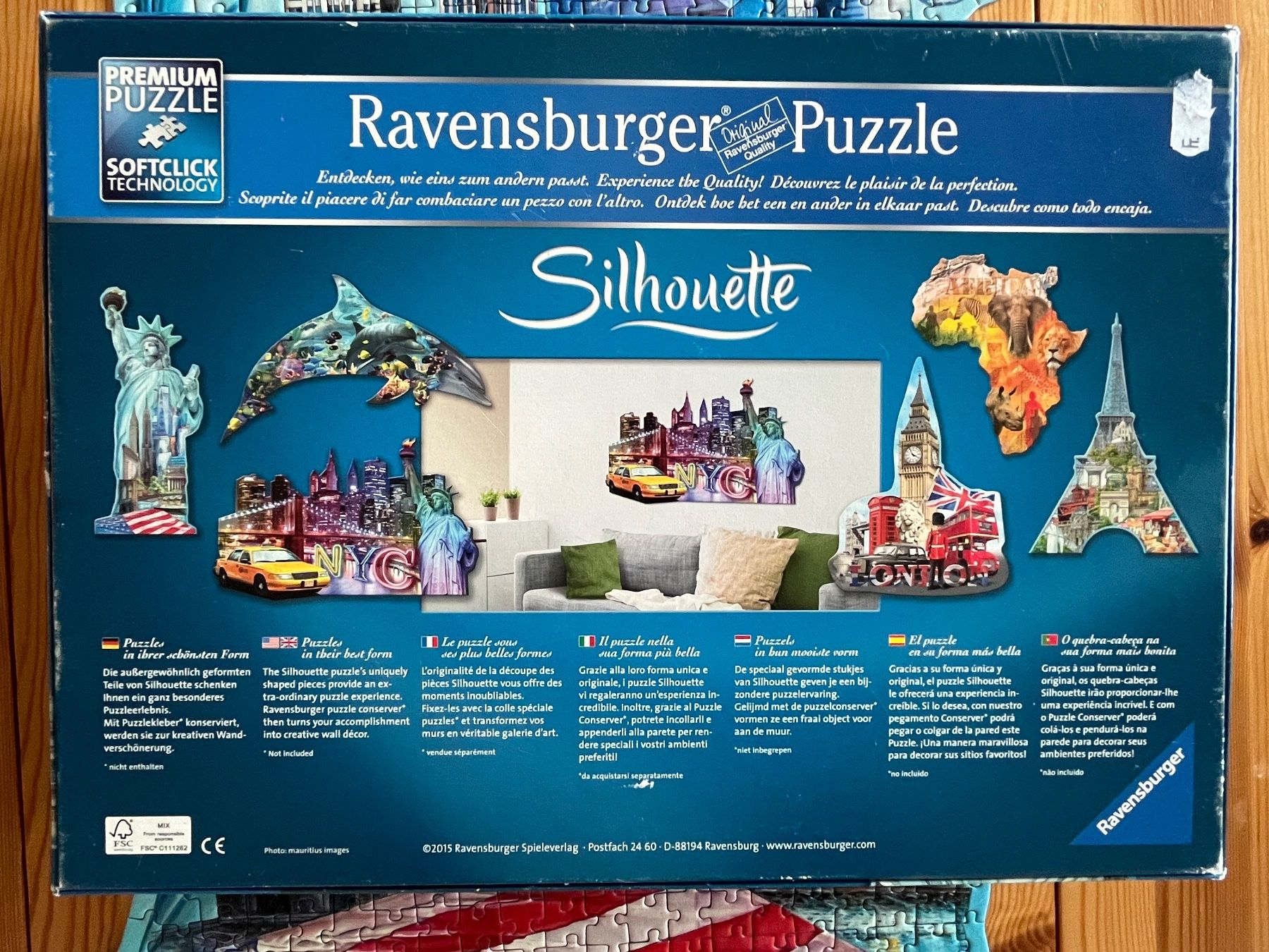 Ravensburger Puzzle: Ravensburger Puzzle, Freiheitsstatue – Usato da Zürich venduto da Gurkis 4
