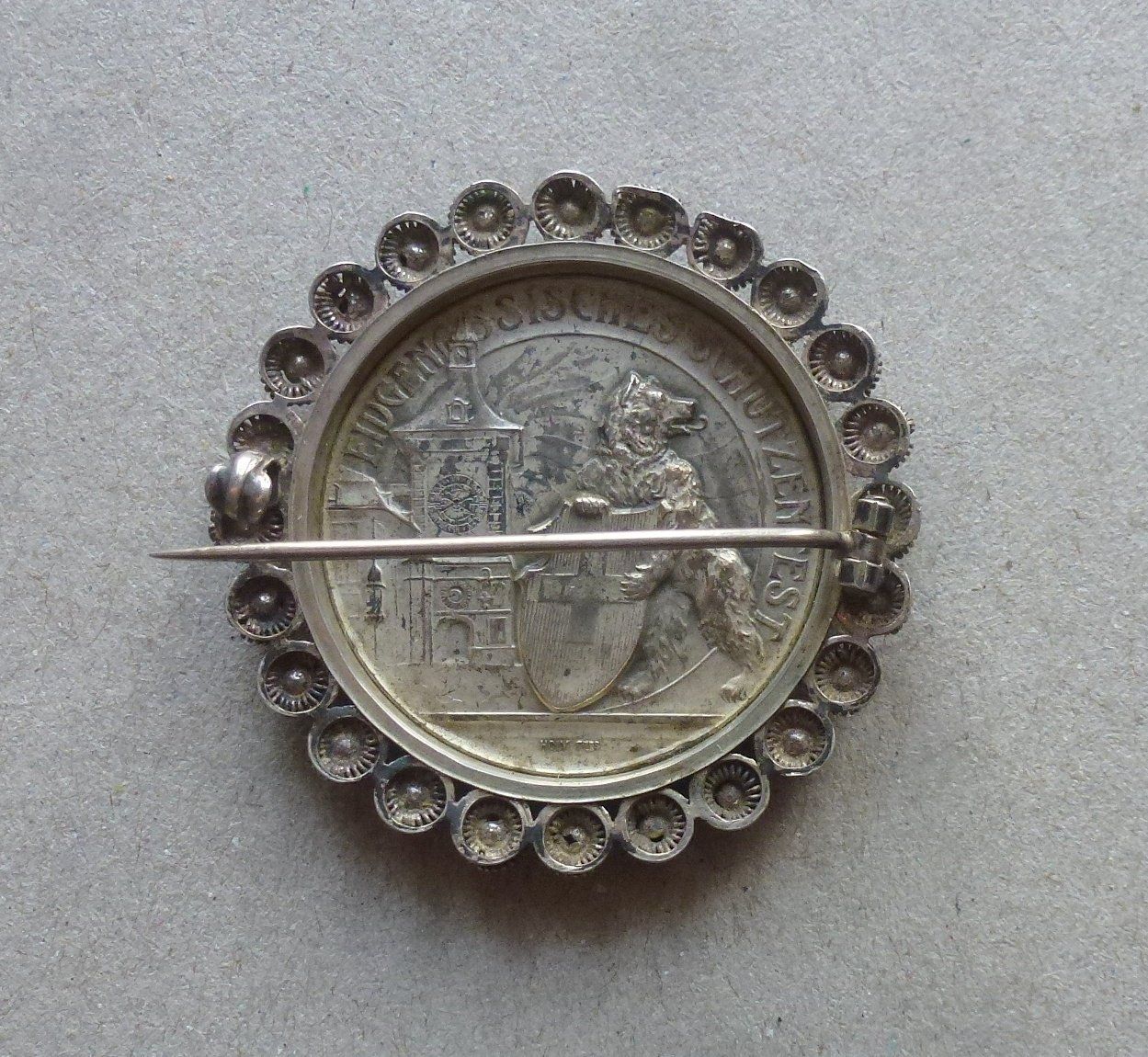 Medaglie: Silber Medaille ++ Bern 1910, Eidg. Schützenfest – Usato da Walkringen venduto da Casablanca777 1