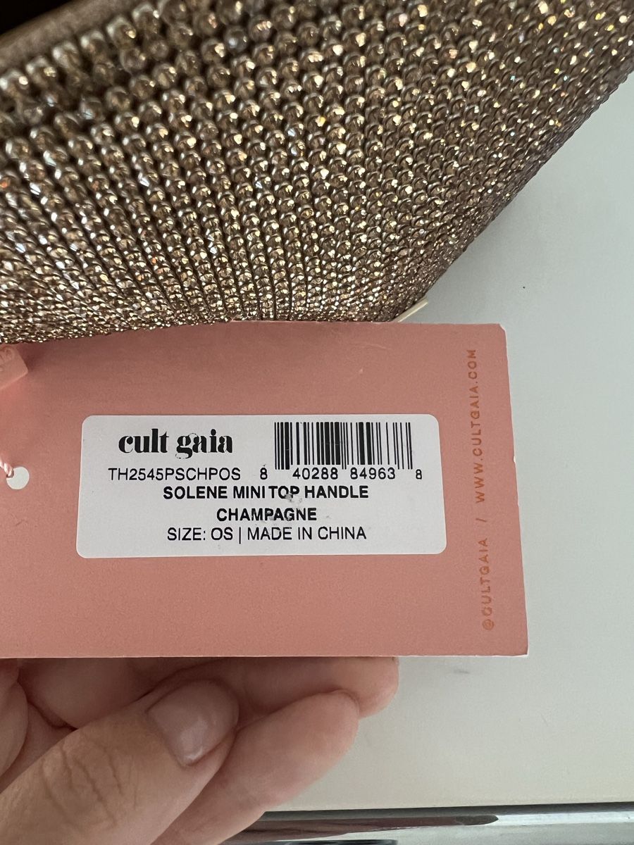 Cult Gaia Borse da donna: Cult Gaia Solene Mini Top Handle Champagne One Size – Nuovo (secondo la descrizione) da Oberägeri venduto da rus_7vhx 4