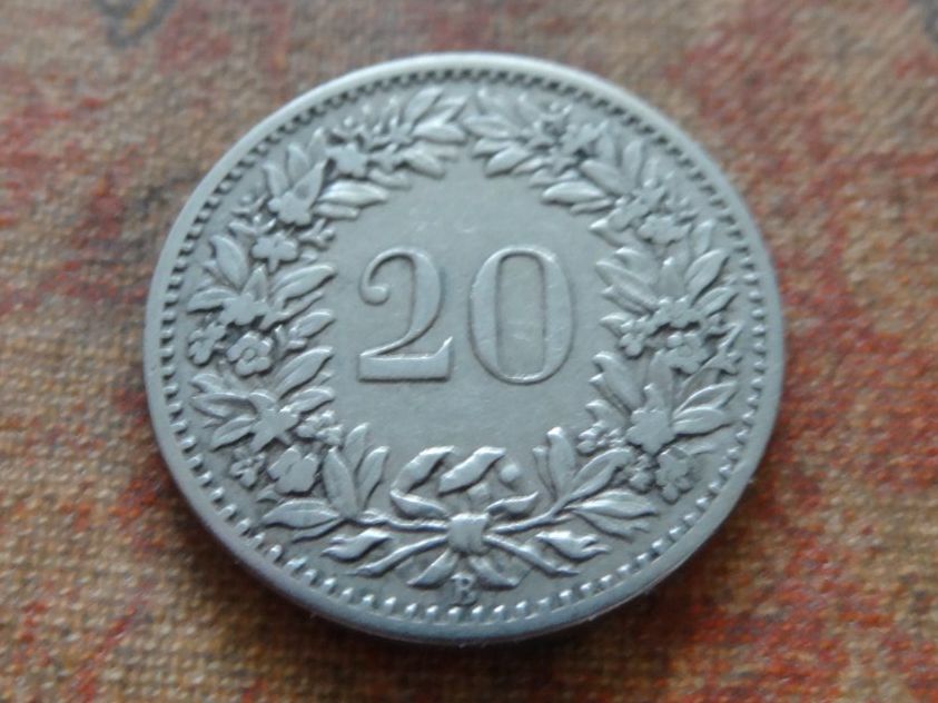 Tutti le monete: 20 Rp. 1896  (A) – Usato da Romanel-sur-Lausanne venduto da Swift13 1