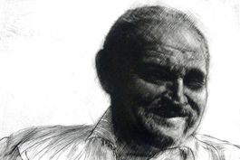 HANSJÜRG BRUNNER (Swiss, 1942-1999) Bernhard Luginbühl, 1984