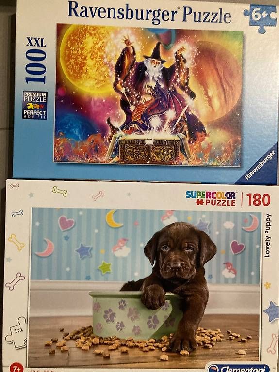 Puzzle: 2 Puzzles 100 / 200 Teile – Usato da Oberglatt ZH venduto da Fischli085