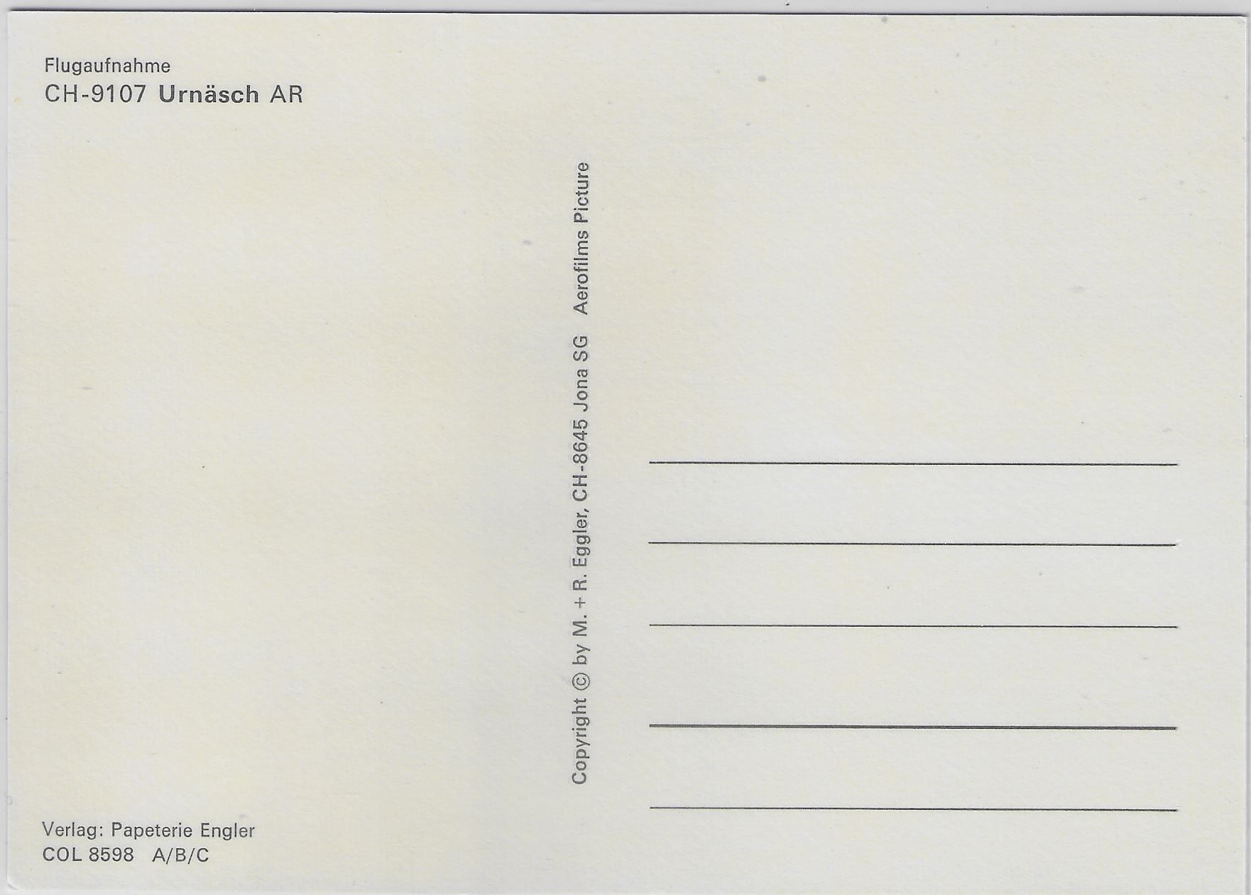 Cartes postales: Flugaufnahme Urnäsch AR Multiview – Antique à Ettingen par Kartenplanet 1