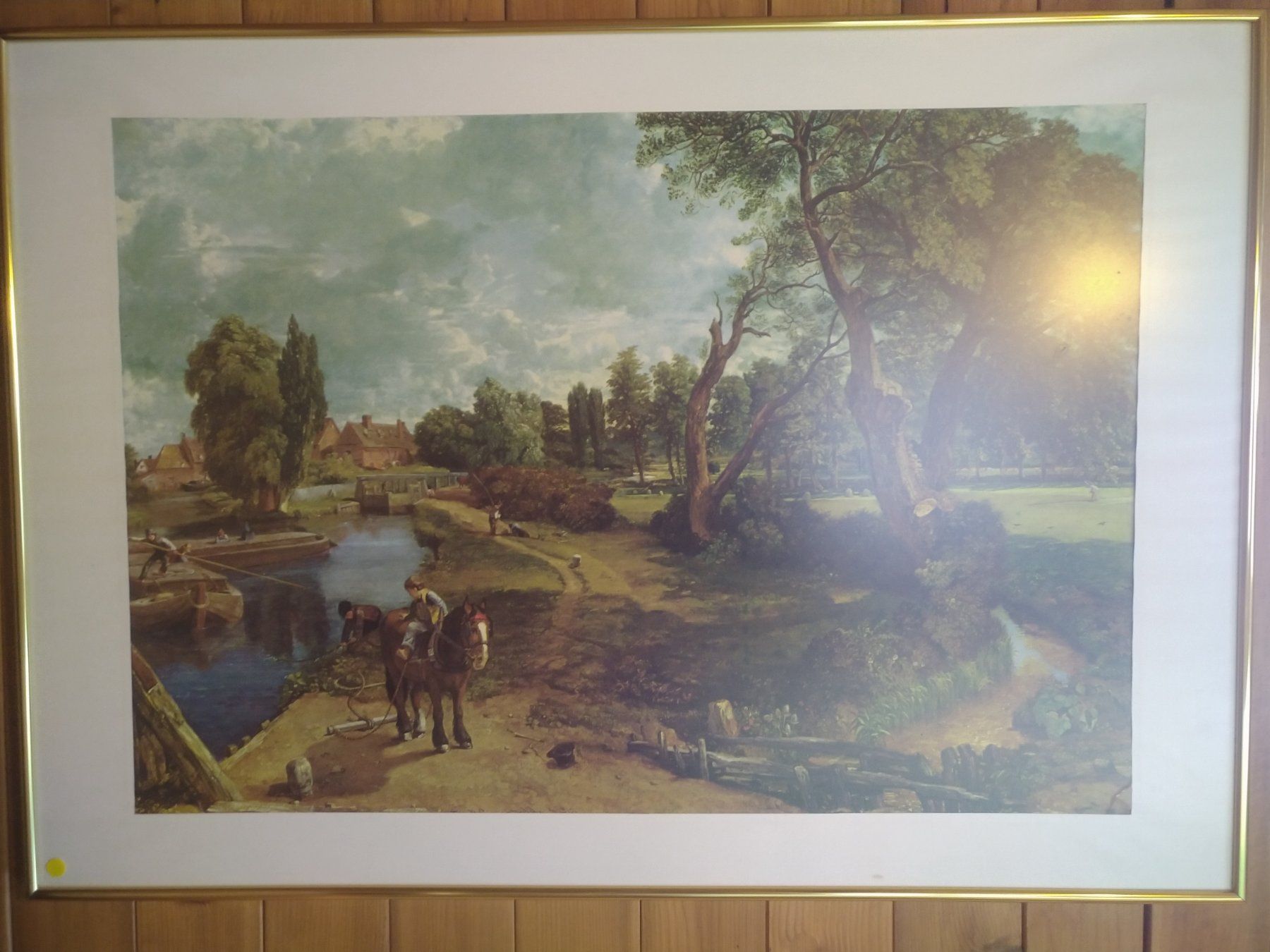 Posters & Illustrations: "Flatford Mill" by John Constable 1817, 85 x 60 cm top – D'occasion à Buckten par RolandsLiquidationen