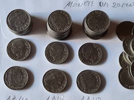 Pz 73. Monete da 20 cent Italia ,anni 40/41/42 /