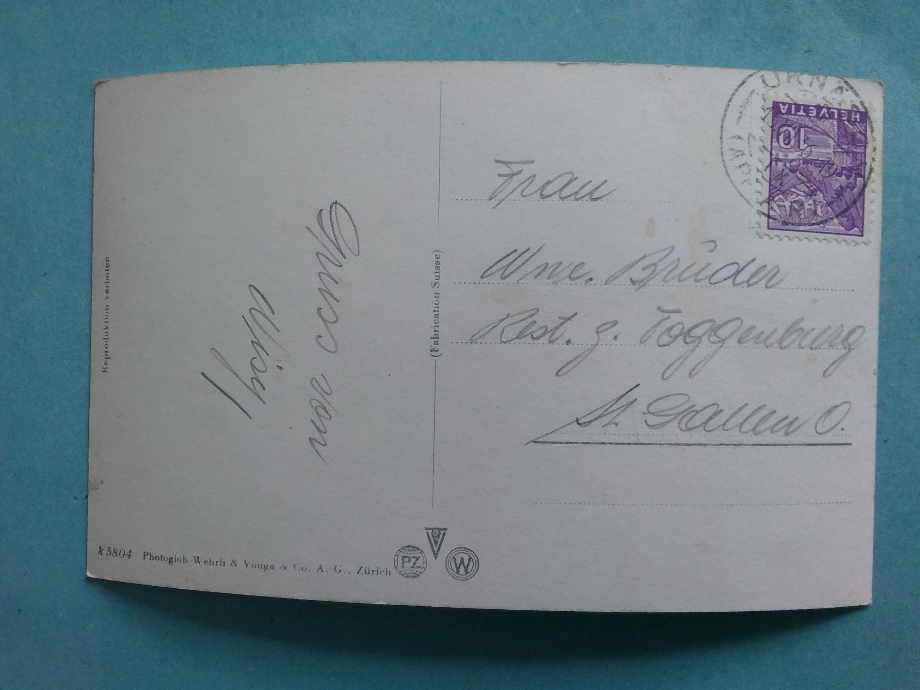 Cartoline postali: AR Schwägalp Säntis Schwebebahn Talstation – Usato da Appenzell venduto da lama19 1