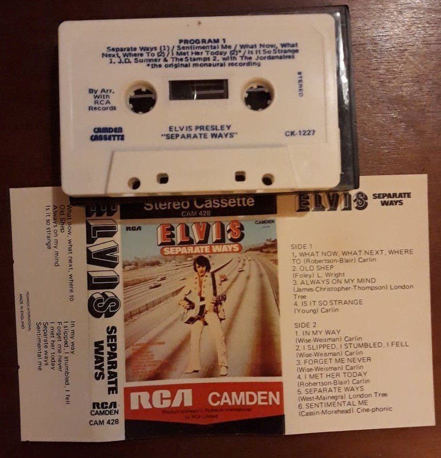 Musicassette: ELVIS PRESLEY - Separate Ways - cassette – Usato da Le Locle venduto da PereiraHugo 1