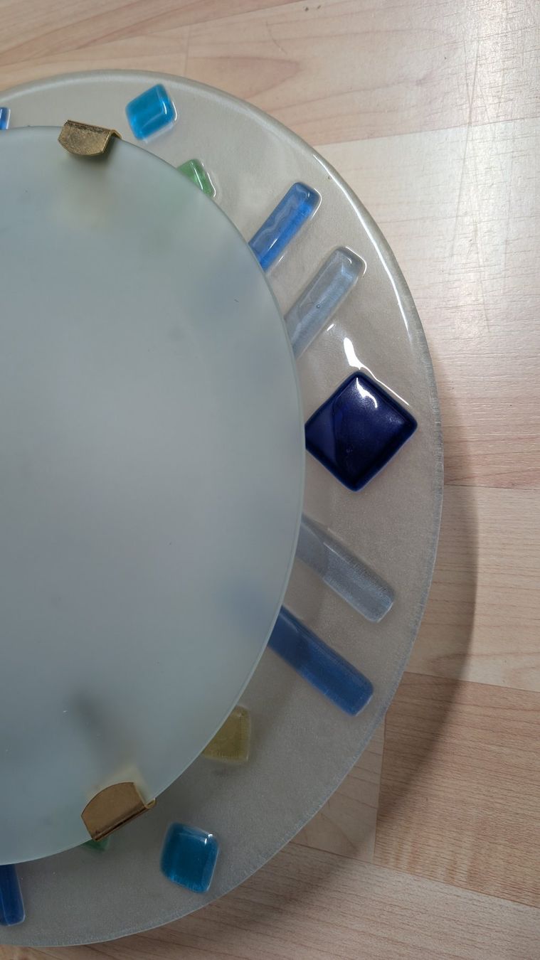 Lampadari & plafoniere: 2 Deckenlampen aus Buntglad – Usato da Augst BL venduto da Zitrusfrucht 1