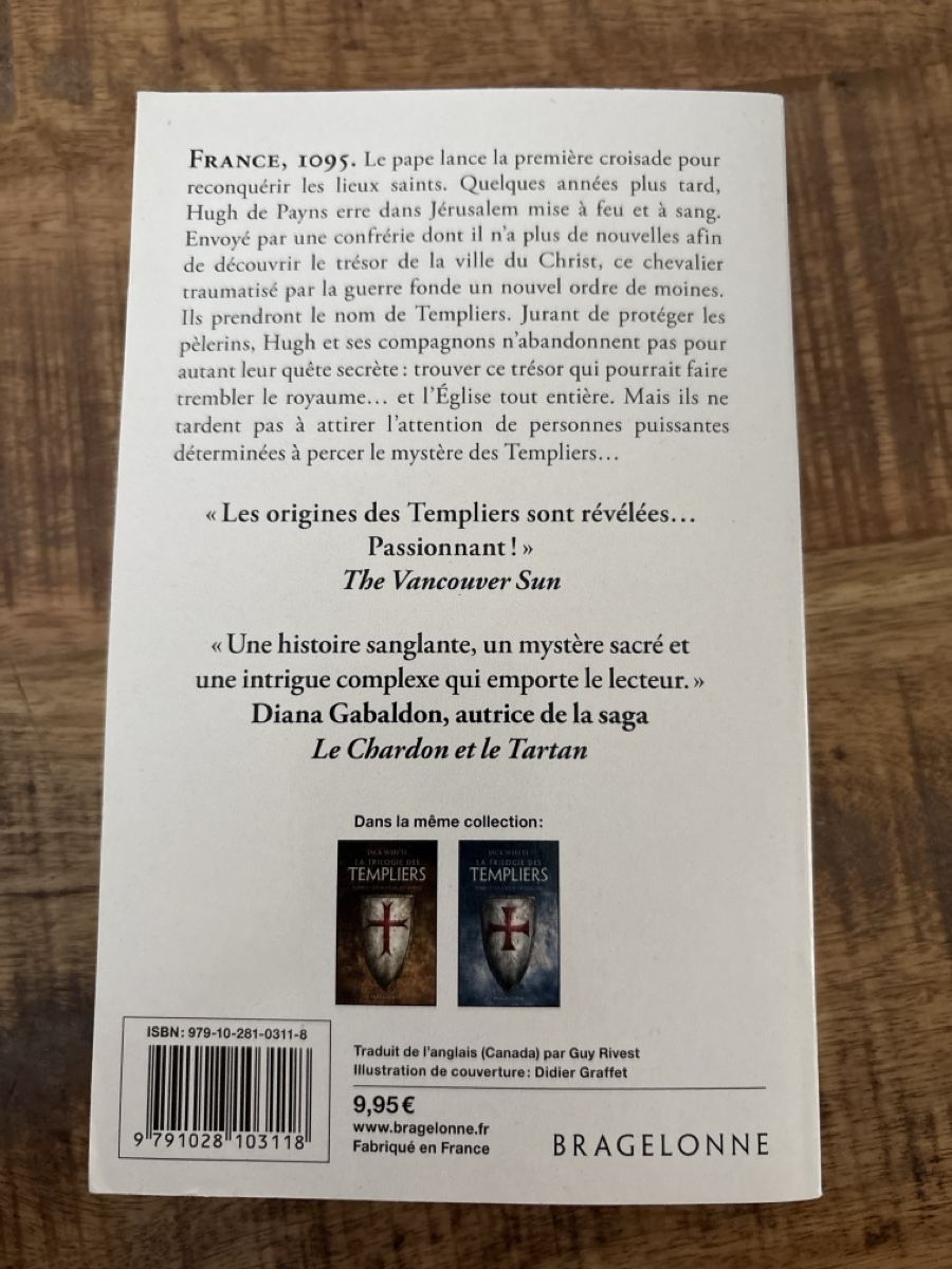 Libri: La trilogie des templiers Tome 1 – Nuovo (secondo la descrizione) da Corserey venduto da ter_dhy6 1