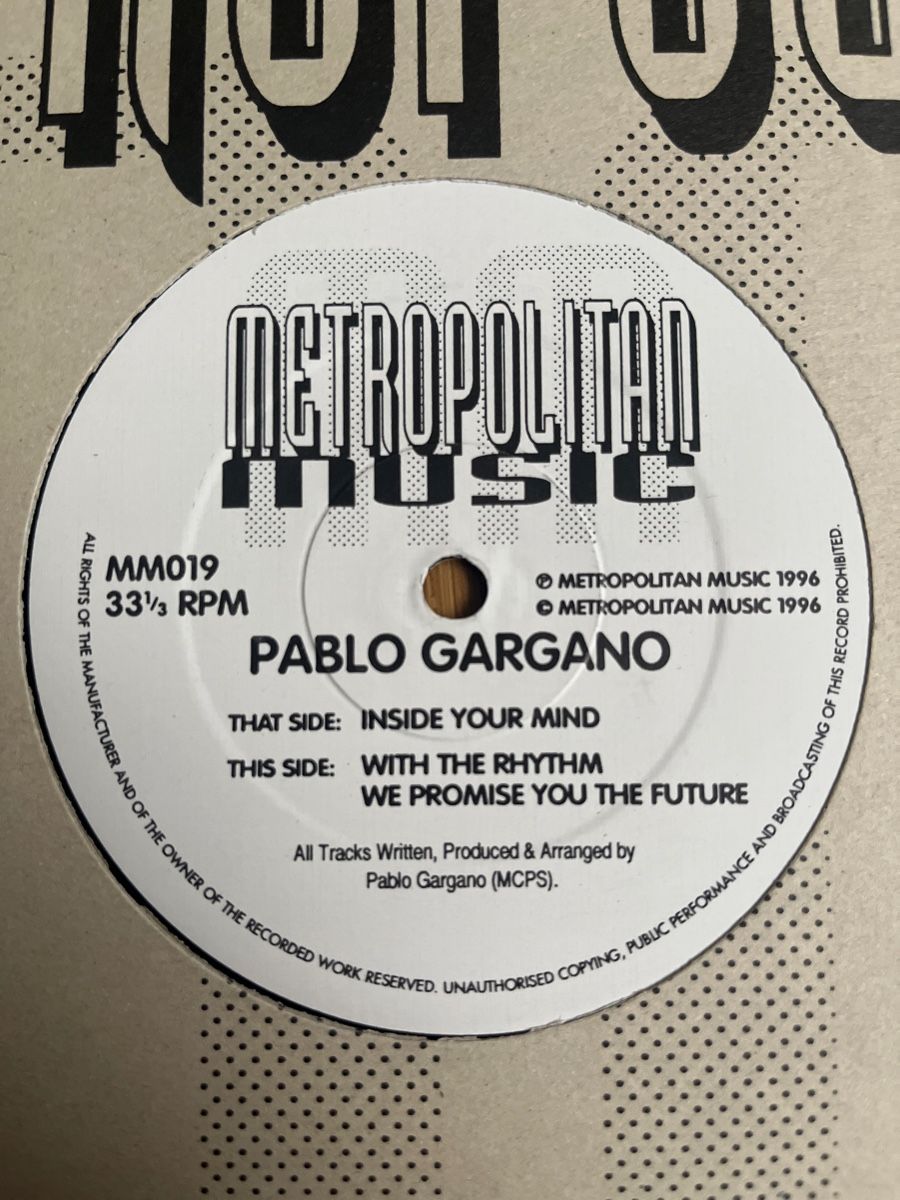 Schallplatten: Pablo Gargano Hard Trance Vinyl – Gebraucht aus Wangen b. Olten von break72 1