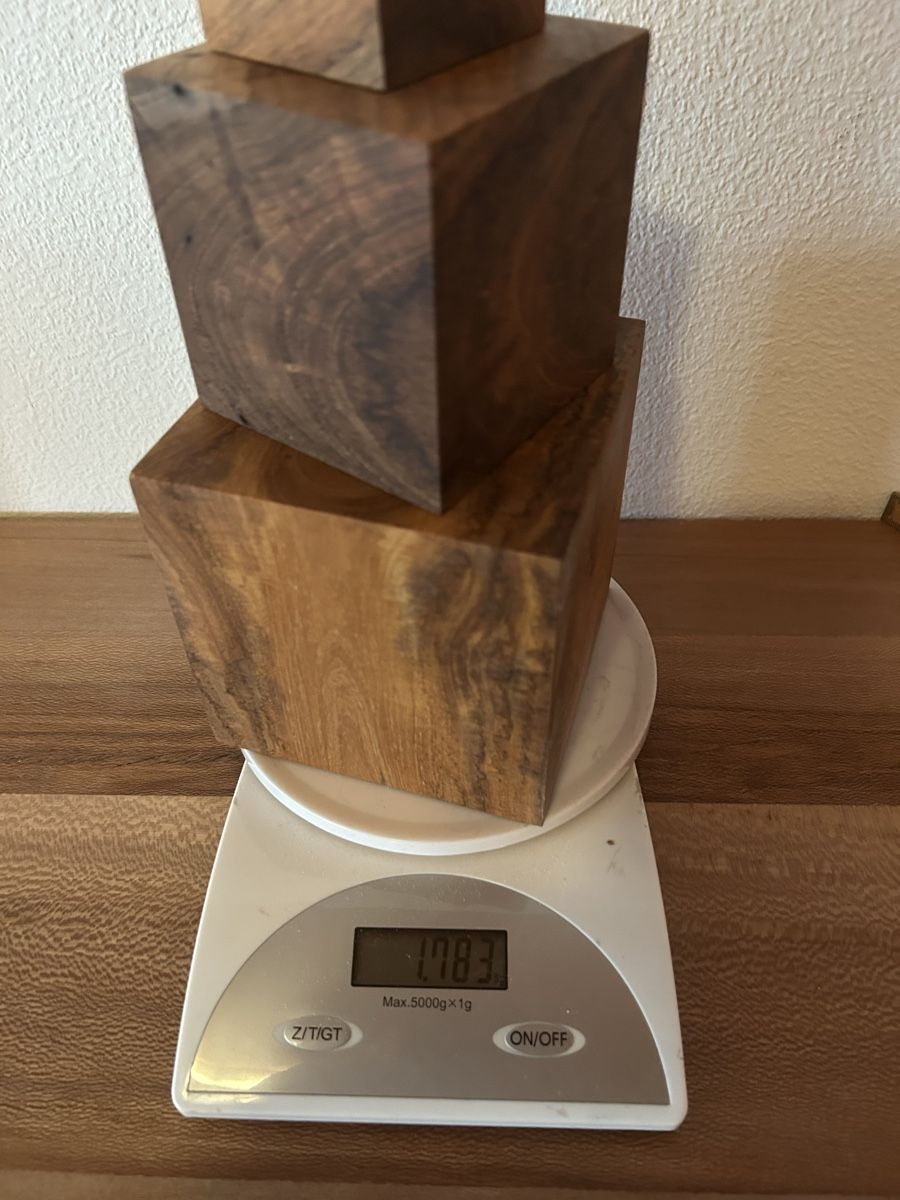 Articoli in legno: TEAK WÜRFELN KUBUS MASSIV – Nuovo (secondo la descrizione) da Bottmingen venduto da Surubi 4