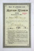 Spar- & Leihkasse Lyss - 1925