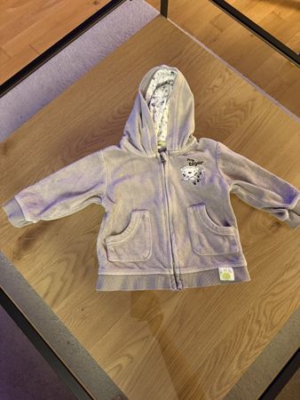 Baby Kapuzenjacke first smile grau Grösse 68 gebraucht