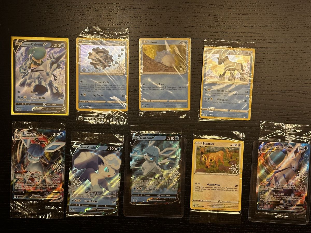 Pokémon Cartes à collectionner: Pokemon Snowflake Stamp Promos Set 9stk – D'occasion à Ebikon par Mi25
