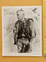 Lee Marvin, Original Autogramm auf Foto in s/w