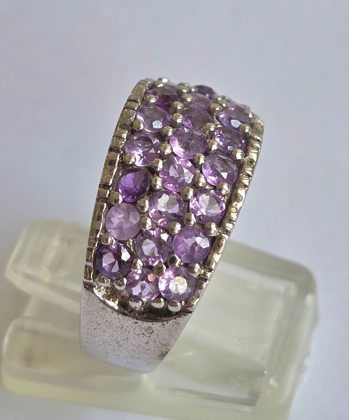 Anelli: Amethist Fingerring – Nuovo e nell'imballaggio originale da Zürich venduto da adriben 2