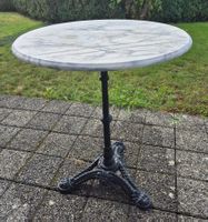 Bistrotisch Tisch Marmor Gusseisen