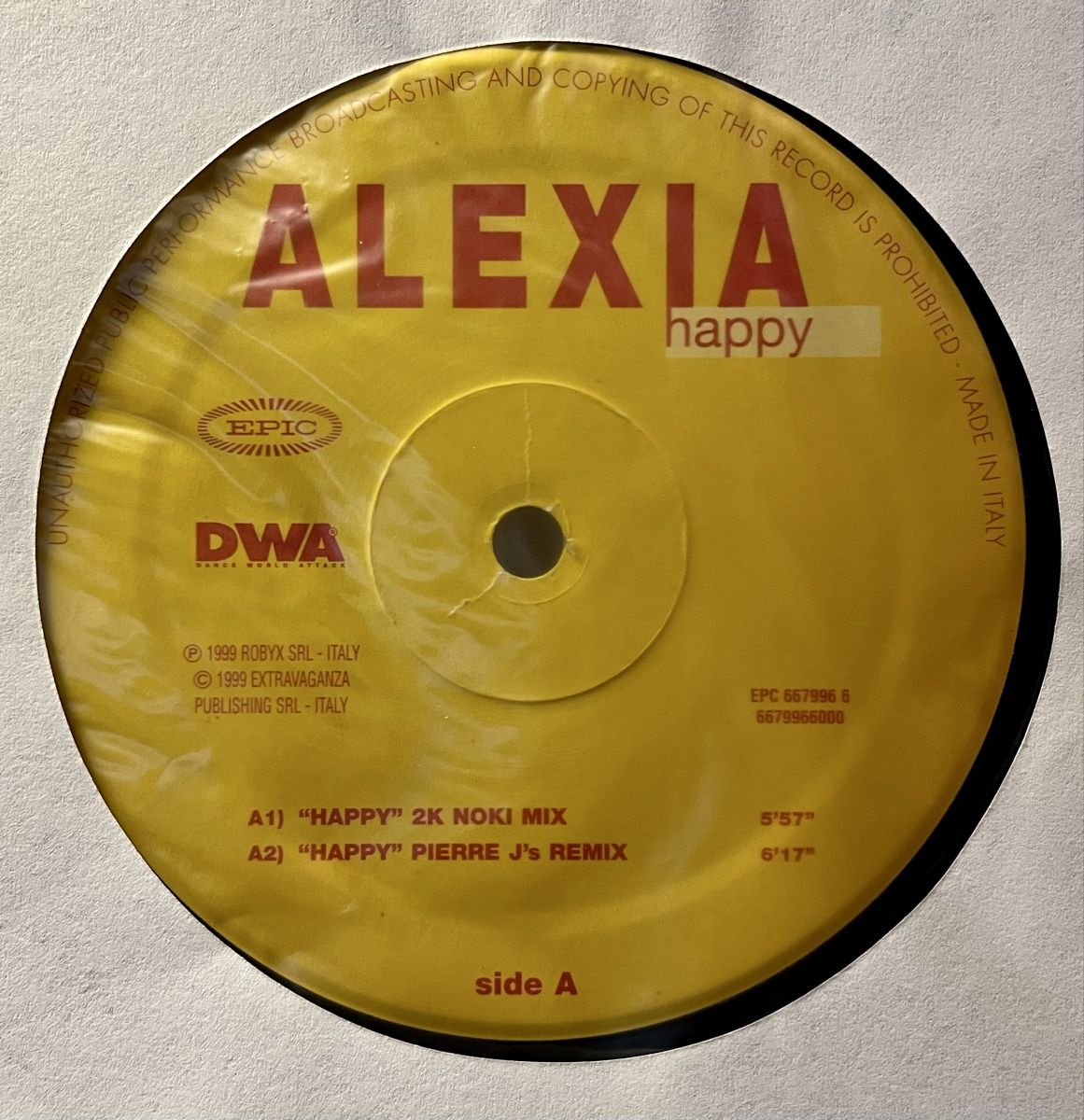 Schallplatten: ALEXIA / HAPPY – Gebraucht aus Sarnen von m-basic 2