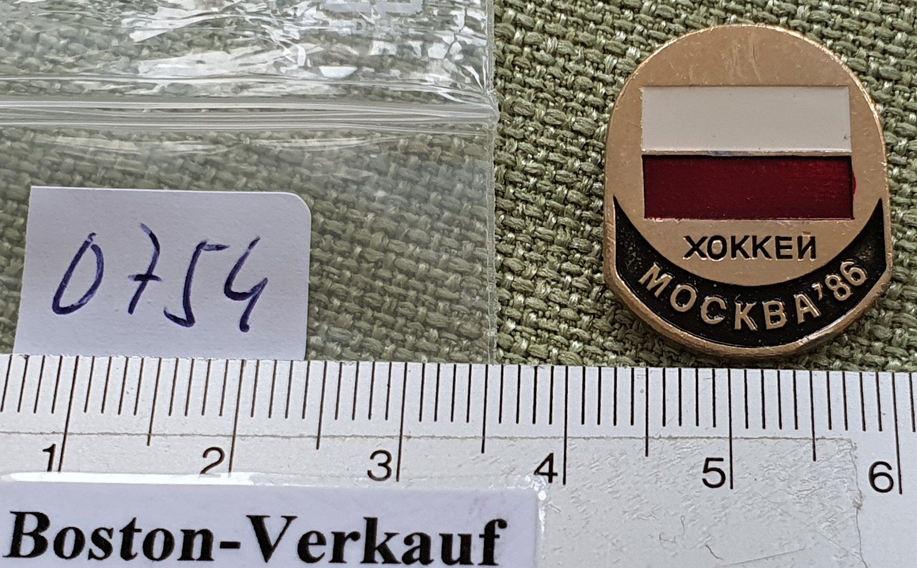 Spille & Fermagli: O754 - Brosche Moskau 1986 / Polen – Usato da Reinach BL venduto da Boston-Verkauf 2