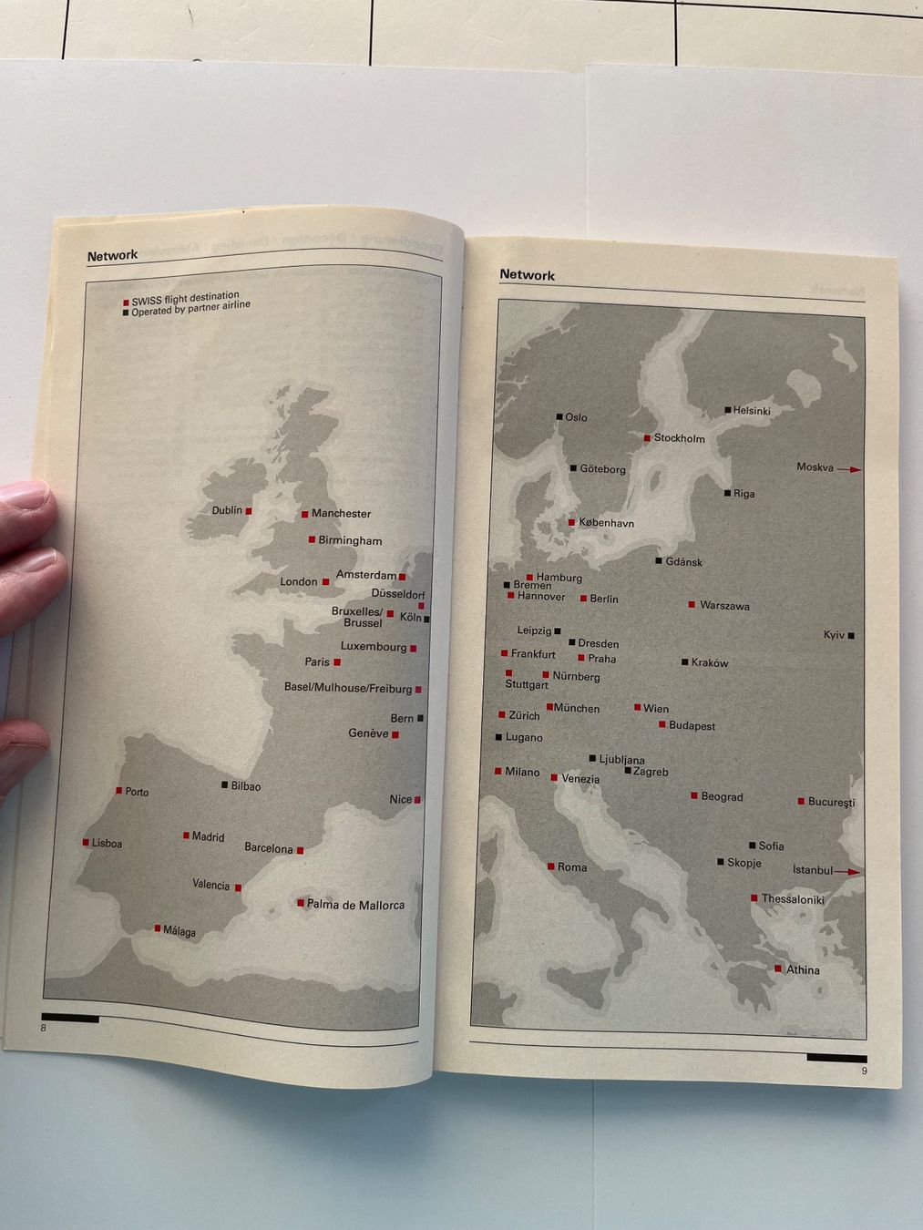 Swissair Documenti: Flugplan Timetable Swiss Sommer 2007 – Usato da Winterthur venduto da rotkur 1